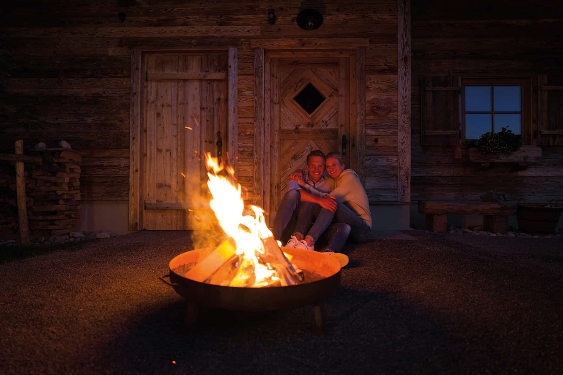 Abendstimmung an der Feuerschale